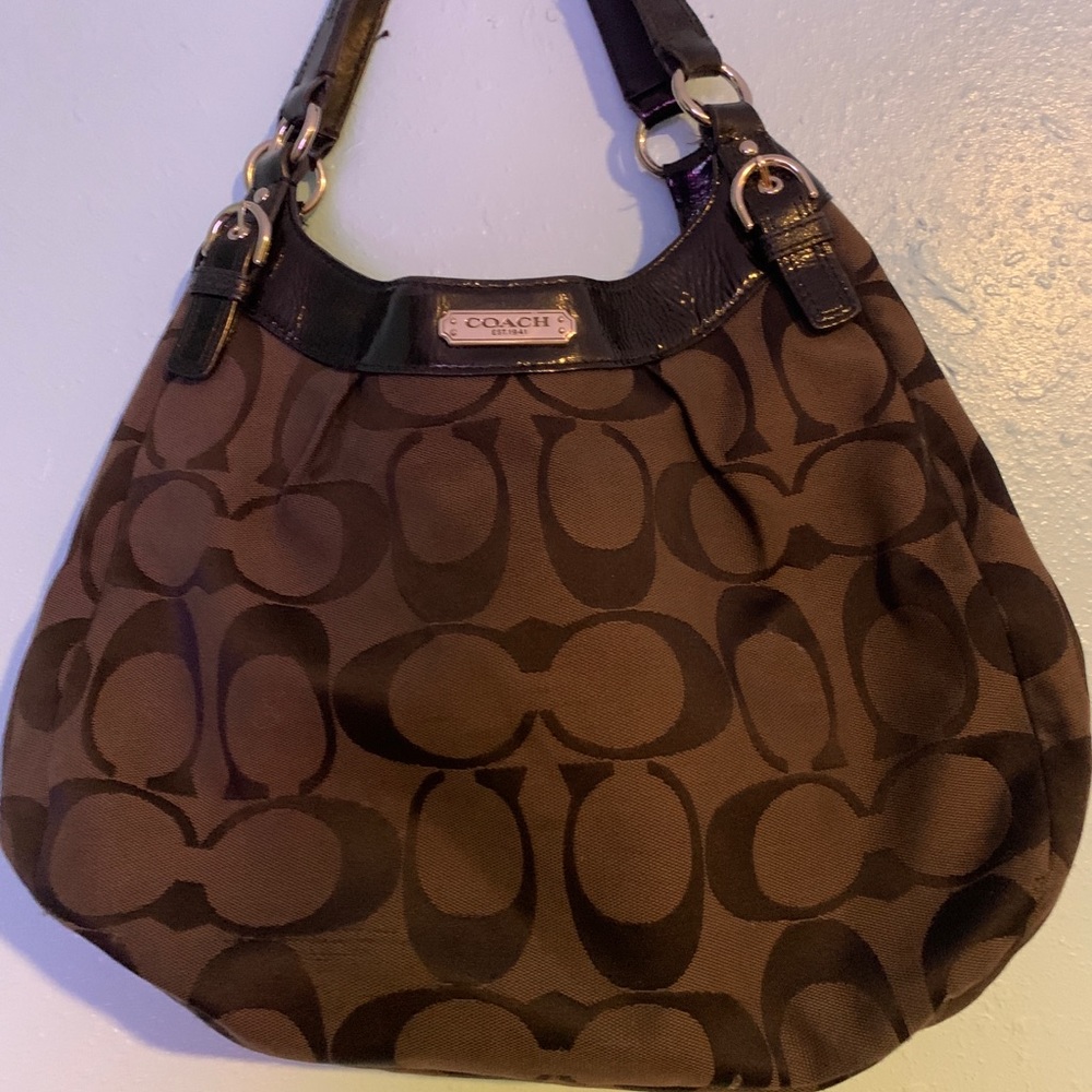 Coach Purse with 3 Compartments
